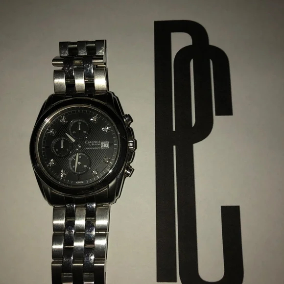 Caravelle by Bulova Men's Diamond Watch - Picture 3 of 9